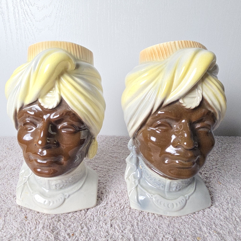Vintage Royal Copley Ceramic Sultan Wall Pockets